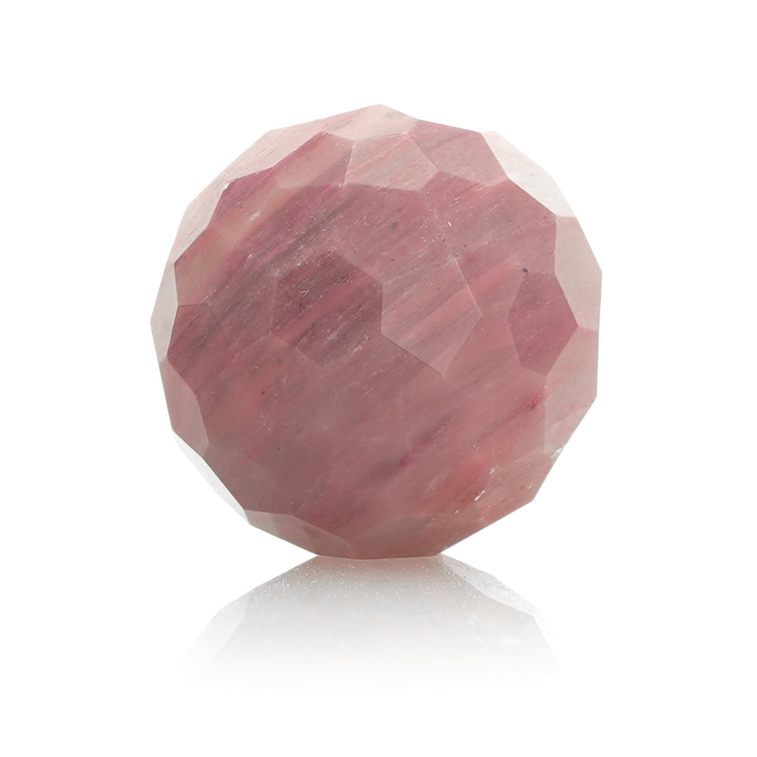 Pink Rhodonite - 20mm Facetted